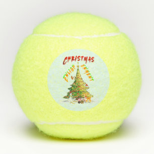 Weihnachts-Erleuchtung Tennisbälle