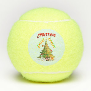 Weihnachts-Erleuchtung Tennisbälle
