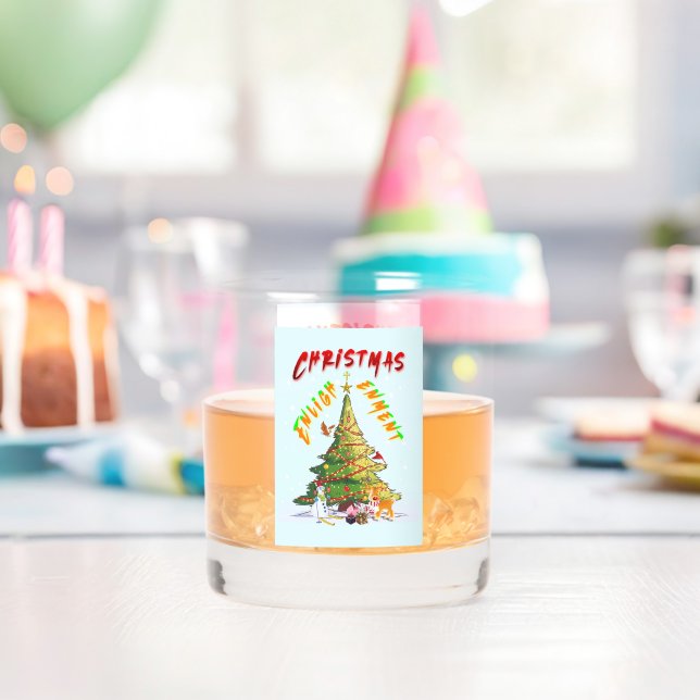Weihnachts-Erleuchtung Whiskyglas (Insitu (Geburtstag))