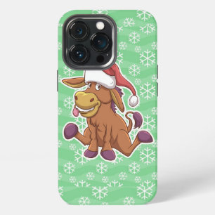 Weihnachts-Esel-Cartoon iPhone 13 Pro Hülle