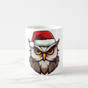 Weihnachts-Eule Kaffeetasse