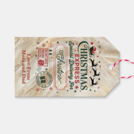 Weihnachts-Express-Sonderzustellung Geschenkanhänger