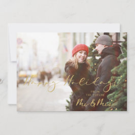 Weihnachts-Fake Golden Future Mr. & Mrs. Christmas