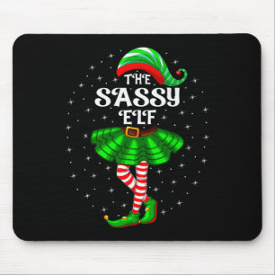 Weihnachts-Familien-Matching-Frauen-Mädchen-Mutter Mousepad