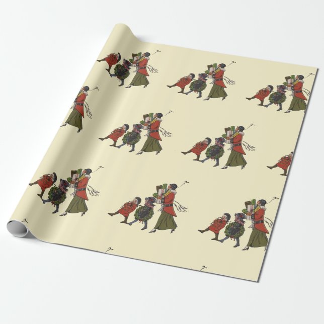 Weihnachts-Familienspass Geschenkpapier (Ungerollt)