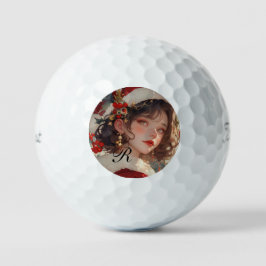 Weihnachts-Fantasie: Romantische Golf Balls Golfball