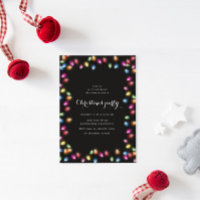 Weihnachts-farbene Lichter Weihnachten Party Einla