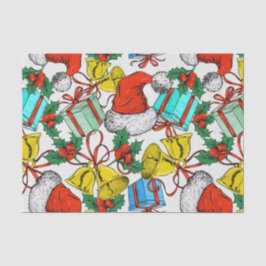 Weihnachts-farbiges Geschenk Yellow Xmas Bell Feri Seidenpapier