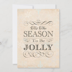 Weihnachts-Feier Die Jahreszeit zum Jolly Einladung