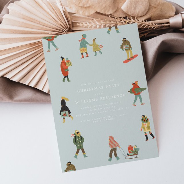 Weihnachts-Feier für die Moderne Einladung (Von Creator hochgeladen)