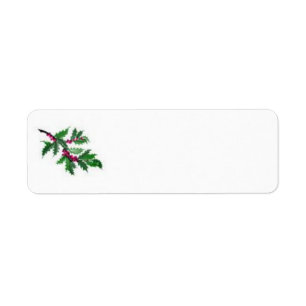 Weihnachts-/FeiertagsAdressen-Etikett