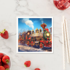 Weihnachts-/Feiertagsfahrten Express Papier Napkin Serviette