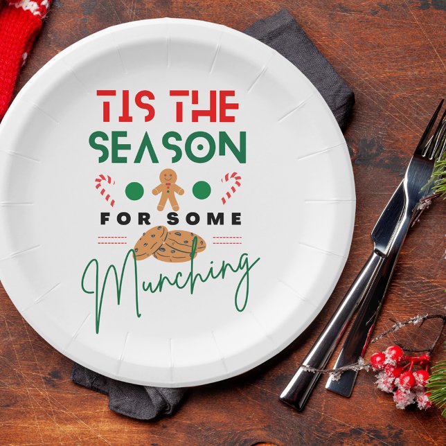 Weihnachts-Feinschmecker ist die Jahreszeit, in de Pappteller (Von Creator hochgeladen)