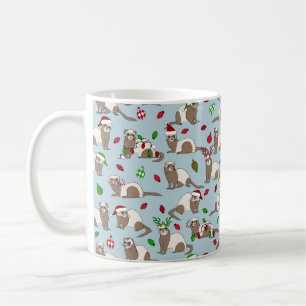 Weihnachts-Ferret-Tasse Kaffeetasse