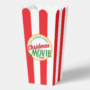 Weihnachts Filmabend! Strickende Popcorn-Box Geschenkschachtel