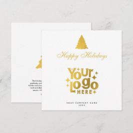 Weihnachts-Firmenlogo Holiday Gold