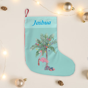 Weihnachts Flamingo Name Kleiner Weihnachtsmann St Weihnachtsstrumpf