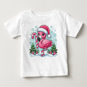Weihnachts-Flamingo-Sublimations-Clipart  Baby T-shirt