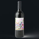 Weihnachts-Flasche-Label Happy Snowmans Party Weinetikett<br><div class="desc">Happy Snowmans Frohe Weihnachts-Party Funny Zeichnend Cartoon Snowman und Text - wählen / Fügen Sie Ihren einzigartigen Text / Schriftart / Farbe - Make Your Special Gift - Neu vergrössern und verschieben oder entfernen und fügen Sie Elemente / Bild mit Anpassungs-Tool! - Zeichn und Design von MIGNED. Sie können meine...</div>