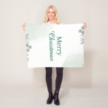 Weihnachts-Fleece-Decke – Kuscheliger Feiertags-Wu