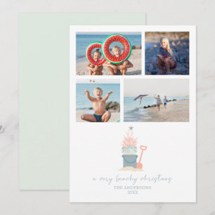 Weihnachts-Foto an der Küste