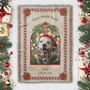 Weihnachts-Foto-Christmas-Hund-Gewebe-Decke Decke