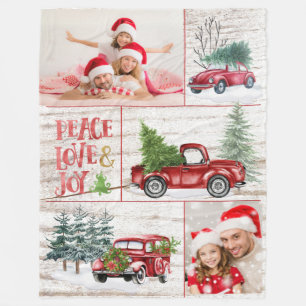Weihnachts-Foto Fleece Blanket