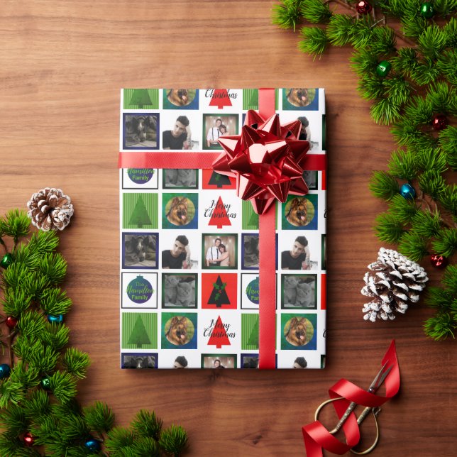 Weihnachts-Foto-Geschenk Wrap HAMbyWG Geschenkpapier (Feiertagsgeschenk)