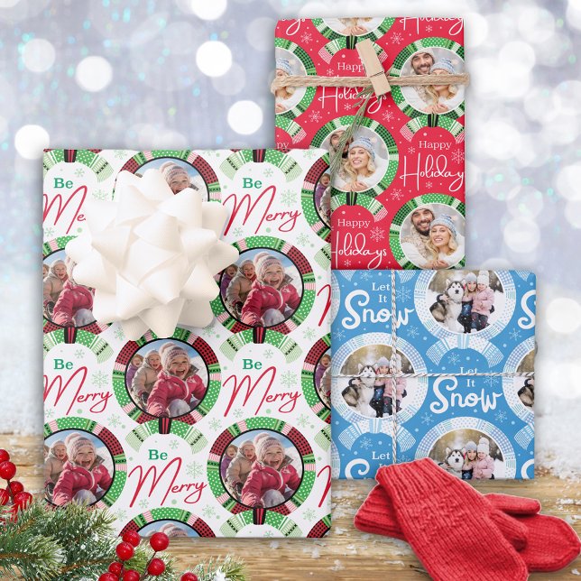 Weihnachts-Foto Geschenkpapier Set (Von Creator hochgeladen)