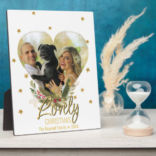 Weihnachts-Foto Herzlich Willkommen auf der Lovely Fotoplatte