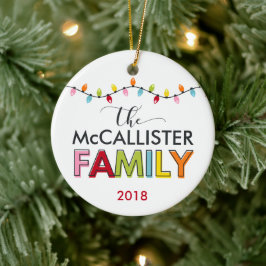 Weihnachts-Foto Keramik Ornament