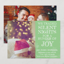 Weihnachts-Foto-Kinderankündigung