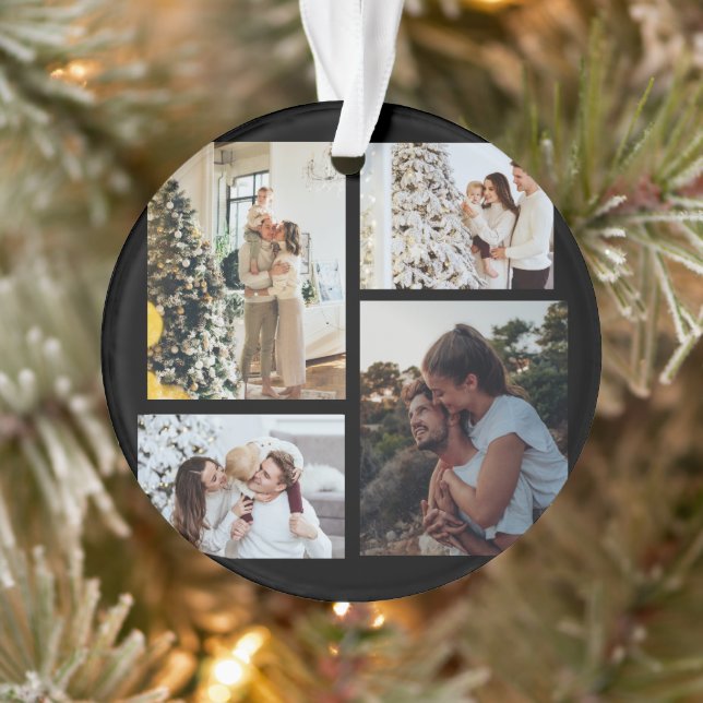 Weihnachts-Foto-Ornament, Fotocollage Weihnachten Ornament (Baum)