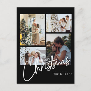 Weihnachts-Foto-Ornament, Fotocollage Weihnachten Postkarte