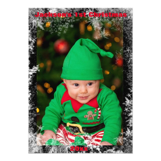 Weihnachts-Foto-Poster Fotodruck (Vorne)