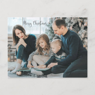 Weihnachts-Foto Postkarte - Ornamente