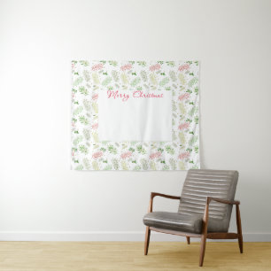 Weihnachts-Foto Wandteppich