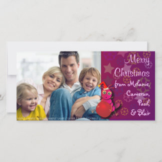 Weihnachts-Fotokarte 005 Feiertagskarte