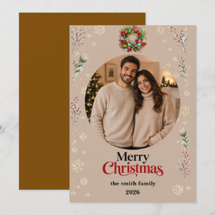 Weihnachts-Fotokarte   Frohe Weihnachten