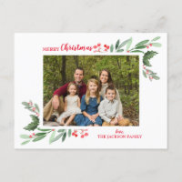 Weihnachts-Fotokarte, Weihnachts-Grußkarte