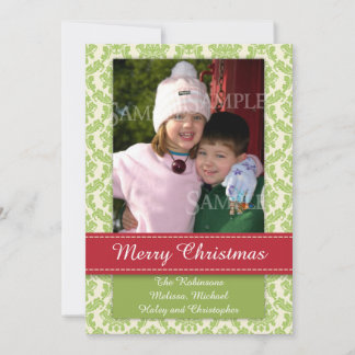 Weihnachts-Fotovorlage Groon Feiertagskarte