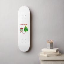 Weihnachts-FrankenCheese-Skateboard