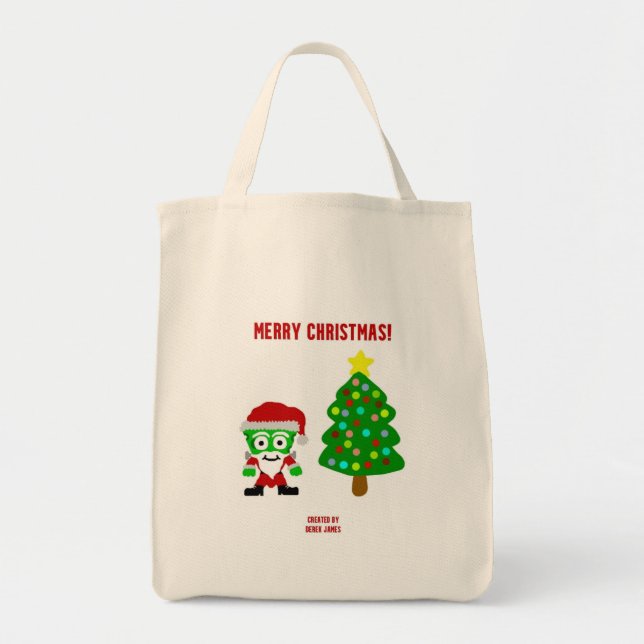 Weihnachts-FrankenKäse-Lebensmittelgeschäft Tasche (Vorne)