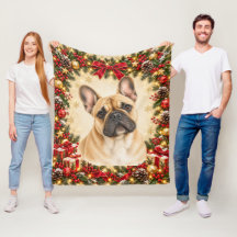 Weihnachts-French-Bulldogge Personalisiertes Foto