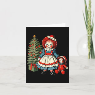 Weihnachts-Freude & Amp; Toys Raggedy Ann Weihnach Karte