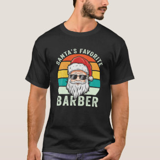 Weihnachts-Friseur-Friseurin - der Favorit des Wei T-Shirt