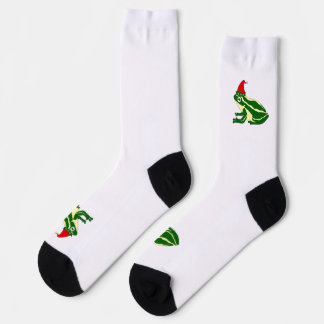 Weihnachts-Frosch-Crew-Socken Socken