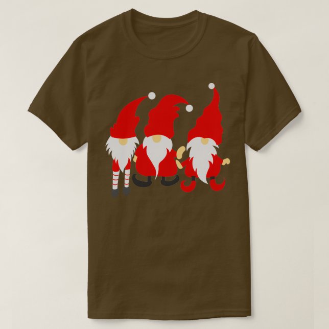 Weihnachts Funny Gnomes 136 T-Shirt (Design vorne)