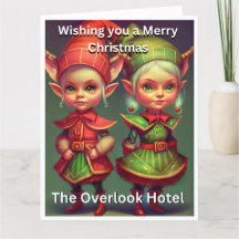 Weihnachts Funny MERRY CHRISTMAS OVERLOOK HOTEL
