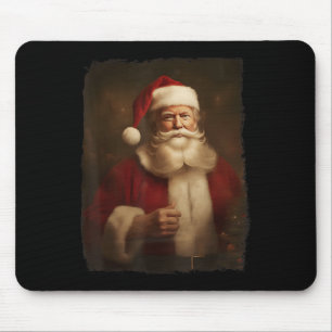 Weihnachts Funny Trump Weihnachtsklaus Retro Vinta Mousepad